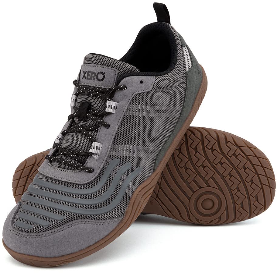 Xero Shoes Men’s 360 Barefoot Training Shoes, Steel Gray/Thyme, 10