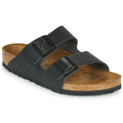 Birkenstock womens Arizona in Black from Leather Sandals 40.0 EU W