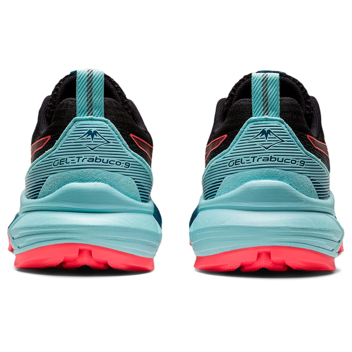 ASICS Women's Gel-Trabuco 9 Running Shoes, 7.5, Black/Blazing Coral
