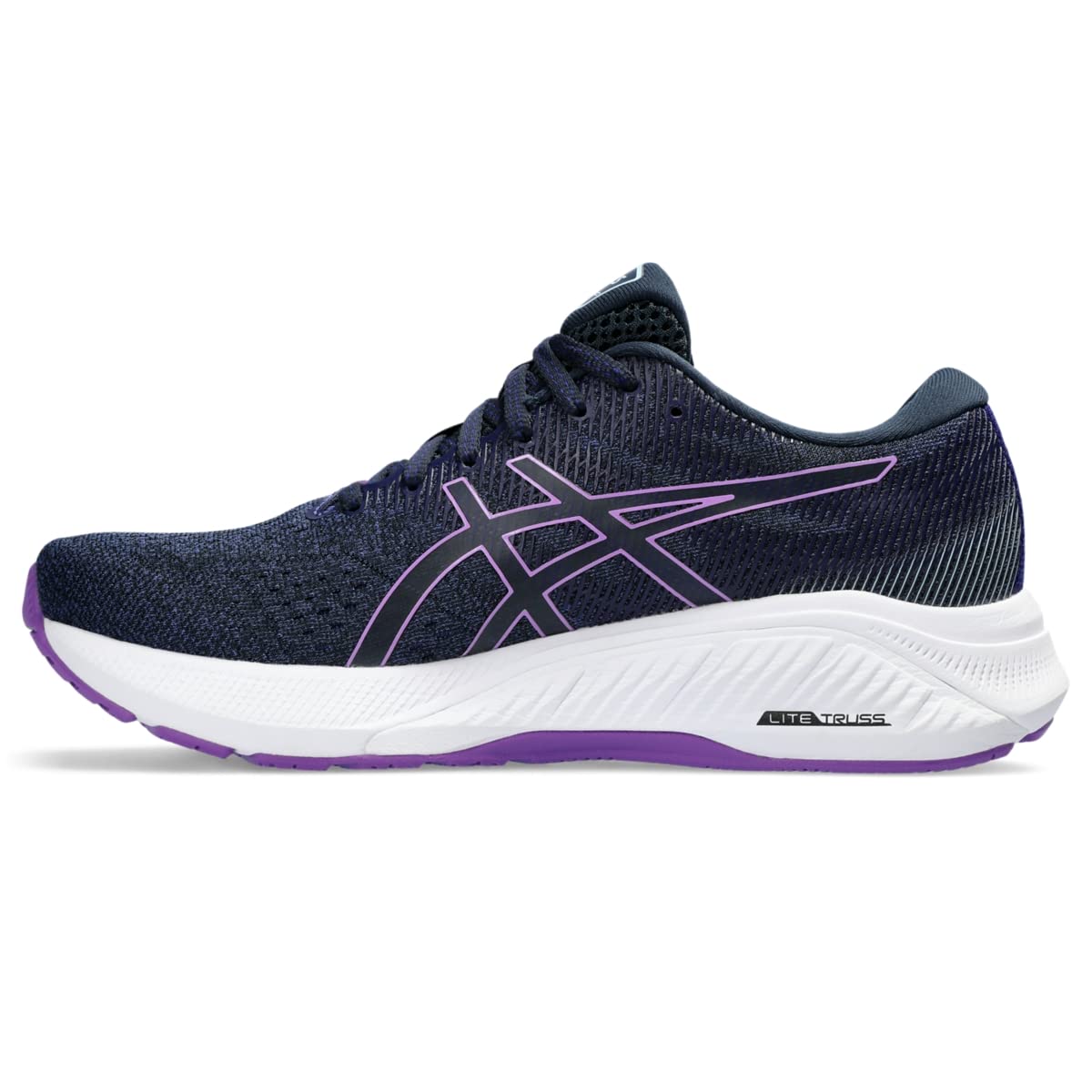 ASICS Women's GT-4000 3 Running Shoes, 8, French Blue/Cyber Grape