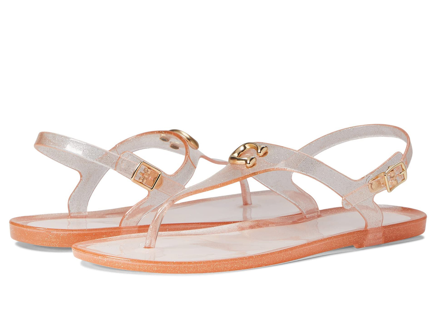 COACH Women's Natalee Jelly Sandals Pink 10 B - Medium