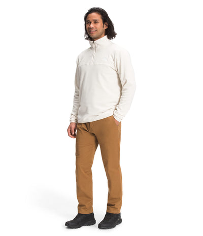 THE NORTH FACE Men's TKA Glacier ¼ Zip, Vintage White, 3X-Large