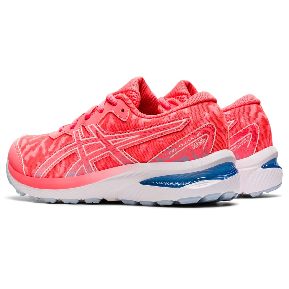 ASICS Girl's Gel-Cumulus 23 GS (Little Kid/Big Kid) Blazing Coral/White 3 Little Kid M