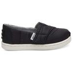 TOMS Kids Black Quilted Tiny Classics 10012566 (Size: 5)