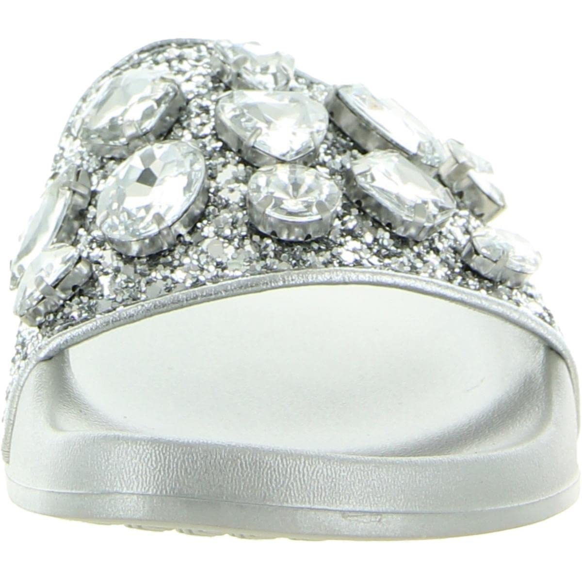 Michael Kors Gilmore Slide Silver 10 M