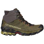 La Sportiva Mens Ultra Raptor II Mid Leather GTX Wide Hiking Boots, Ivy/Tango, 12