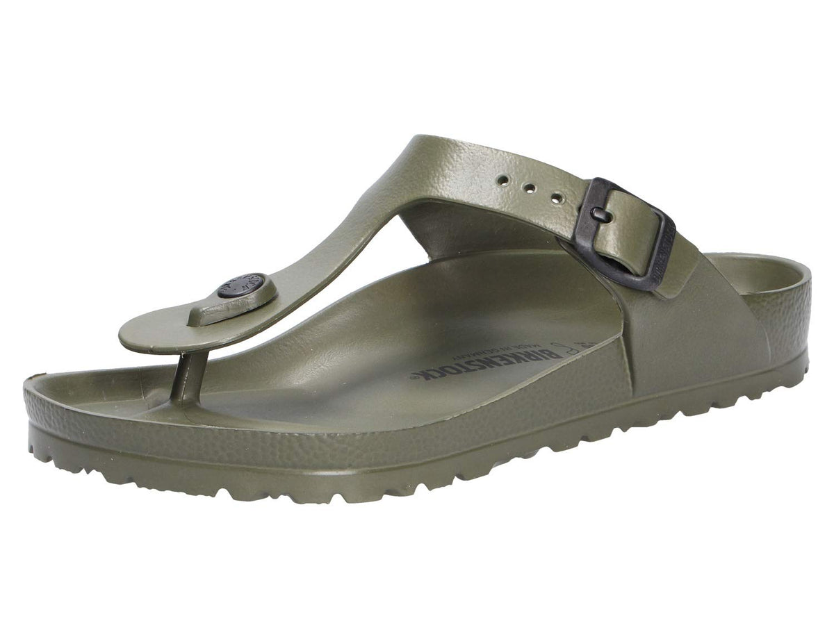 Birkenstock Womens Gizeh EVA Sandals Khaki Size 44 M EU