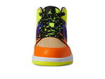 Jordan Boy's 1 Mid SE (Little Kid) Volt/Black/Vivid Orange/Team Gold/Electro Purple/Radiant Blue 2 Little Kid M