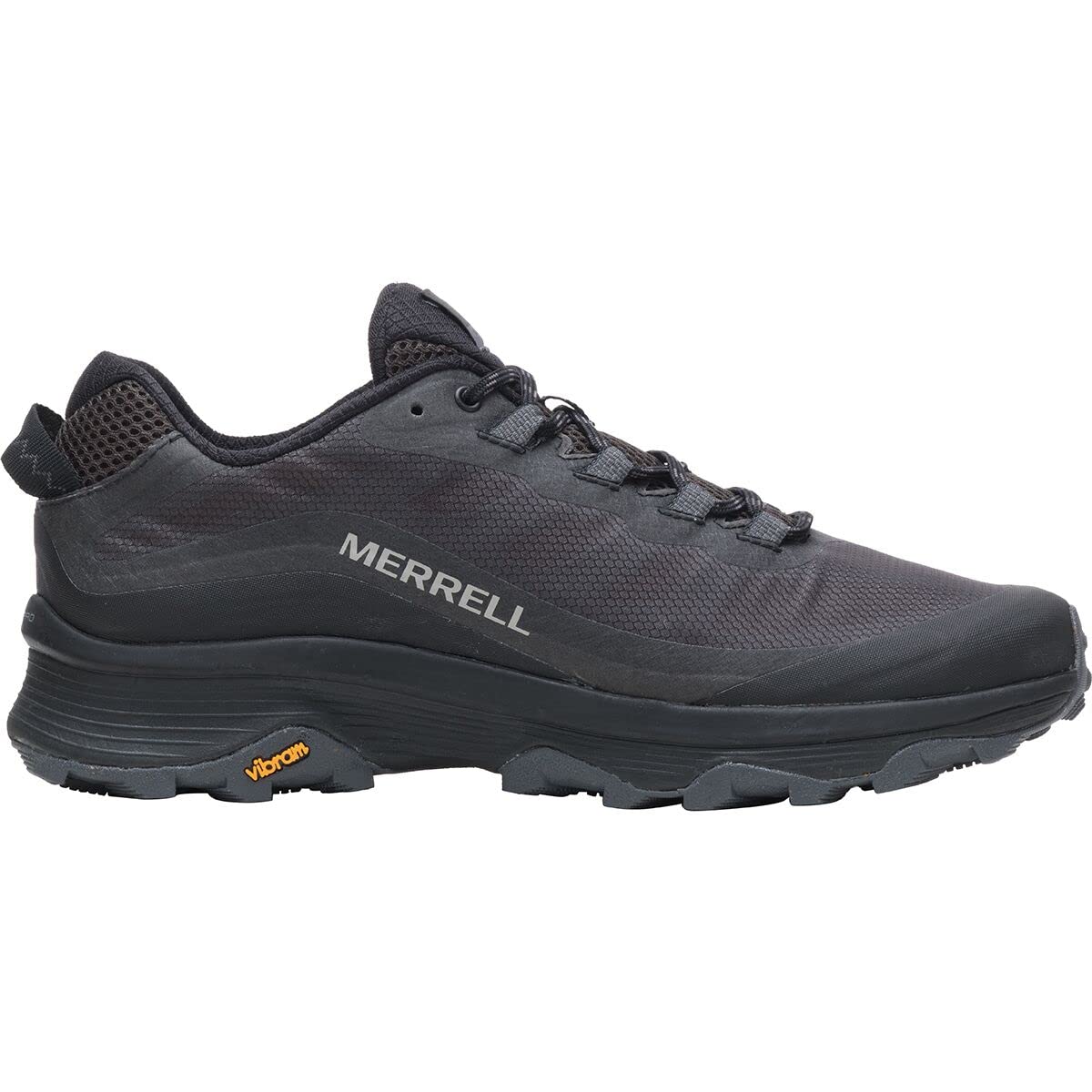 Merrell Moab Speed Hiking Shoes - Wide Width (for Men) Black/Asphalt 11 Wide