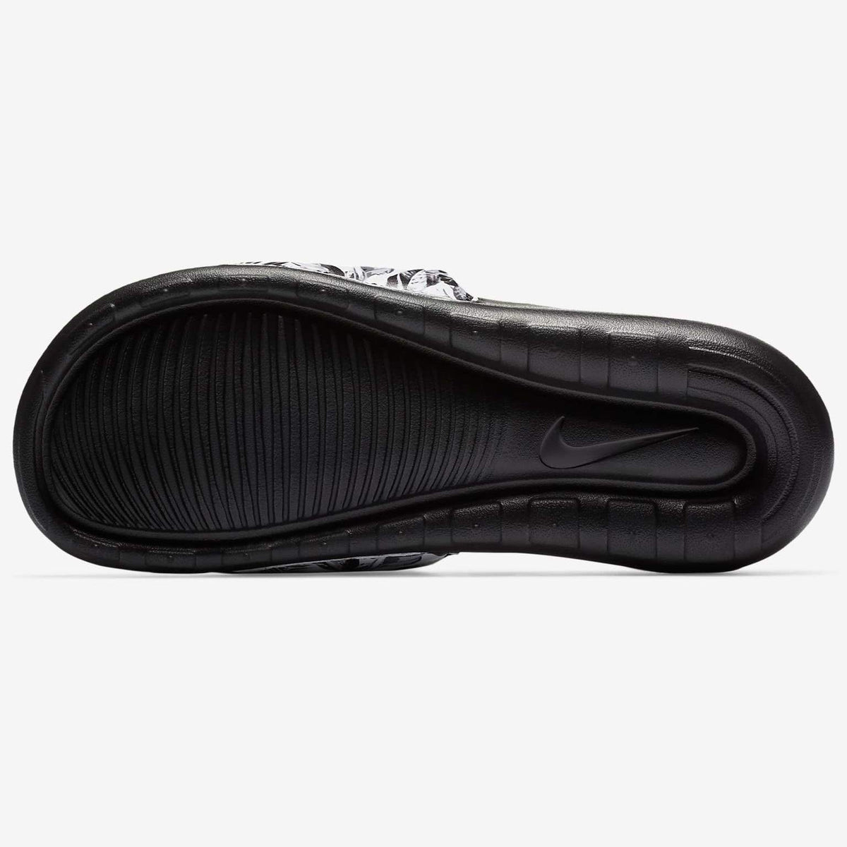 Nike Women Slide, Black White, 12