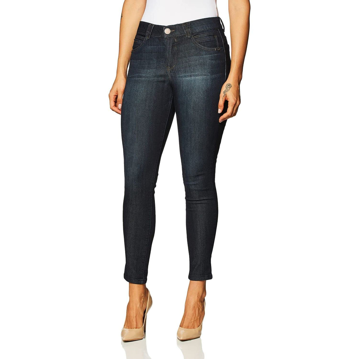 Democracy Women's Ab Solution Jegging, Indigo, 10 Short