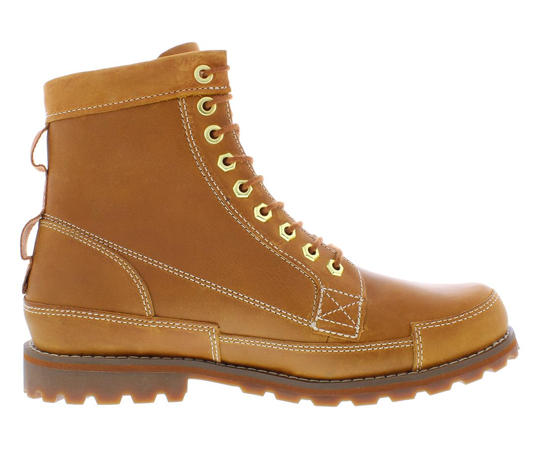 Timberland Earthkeepers Rugged Original Leather 6" Boot Wheat Lite Leather Full Grain 9.5 D (M)