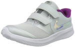 Nike Unisex-Child Star Runner 2 (TDV) Sneaker (5, Pure Platinum/Multicolor/Barely Volt, Numeric_5)
