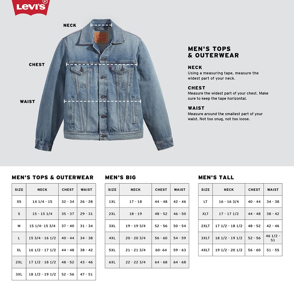 Levi's Men's Sherpa Trucker Jacket, Television-Medium Indigo, Small