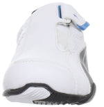 PUMA Men's Sneaker Casual Shoes 11 Women/9.5 Men White/Dark Shadow/Black