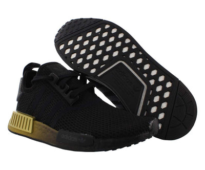 adidas Originals NMD_R1 Womens Shoes Size 6, Color: Black/Yellow