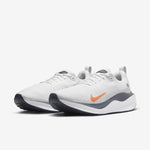 Nike InfinityRN 4 Men's Road Running Shoes (DR2665-010, Platinum Tint/Thunder Blue/Summit White/Total Orange) Size 12