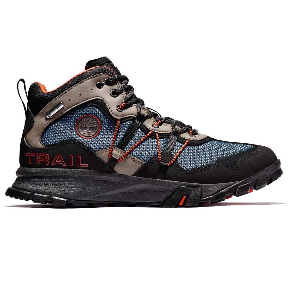 Timberland Garrison Trail Waterproof Mid Fabric Hiker Dark Blue/Black 11 D (M)