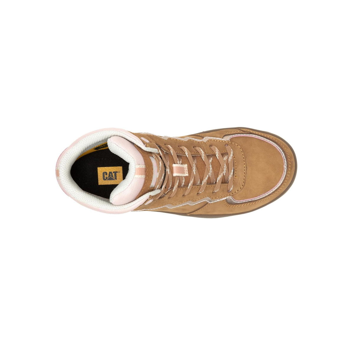 CAT Footwear Women's Streamline Court Mid Composite Toe Construction Boot, Sundance, 5.5