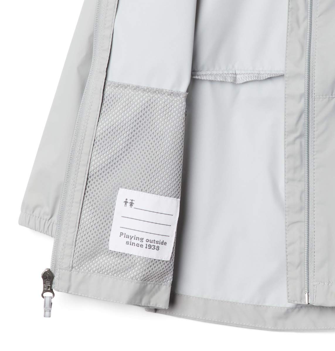 Columbia Youth Girls Switchback II Jacket, Columbia Grey, X-Large