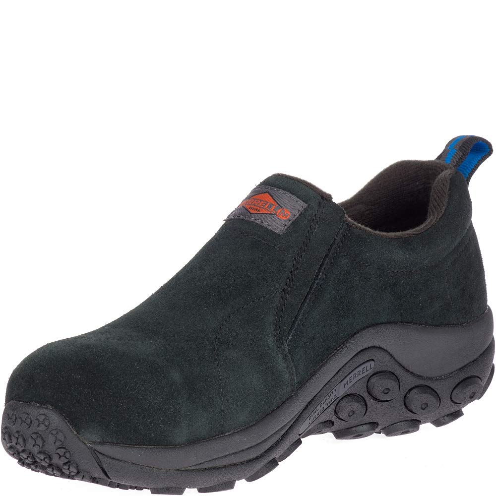 Merrell Men's Jungle Moc Alloy Toe, Black, 8