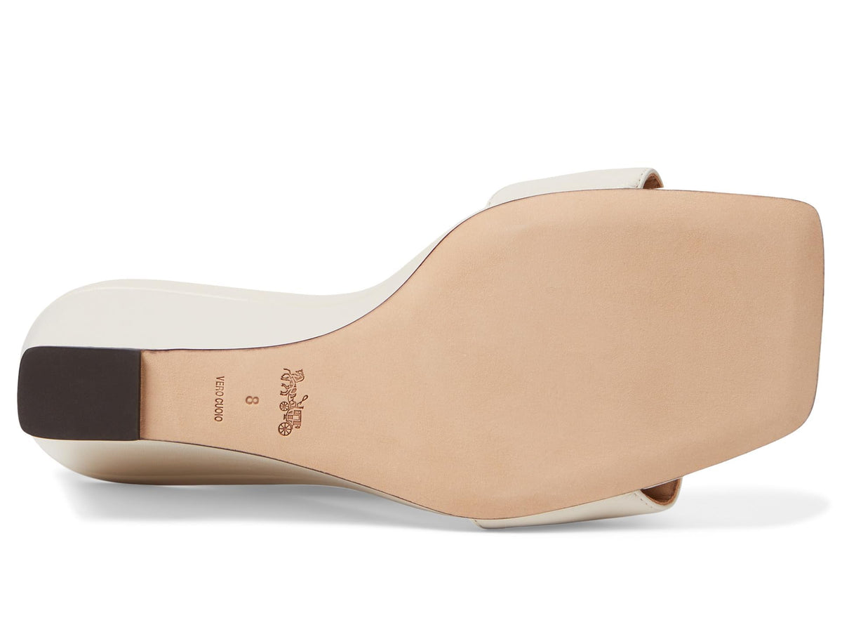 Coach Elsie Leather Wedge Chalk 8 B (M)