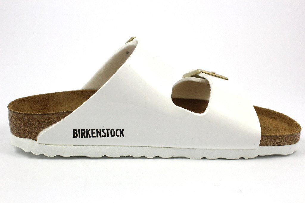 Birkenstock Women's Slippers FLIP Flops, White, 11 Narrow