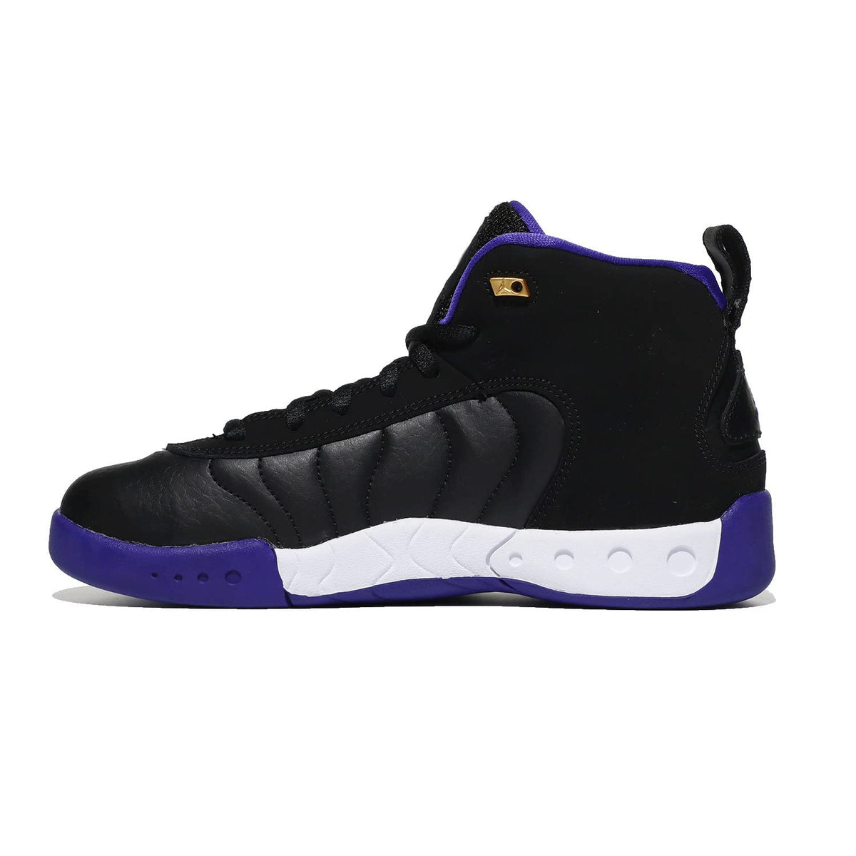 Jordan Boy's Jumpman Pro (Little Kid) Black/White/Bright Concord/Metallic Gold 12 Little Kid M