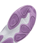 Jordan Boy's Max Aura 4 (Big Kid) White/Rush Fuchsia/Barely Grape 5 Big Kid M