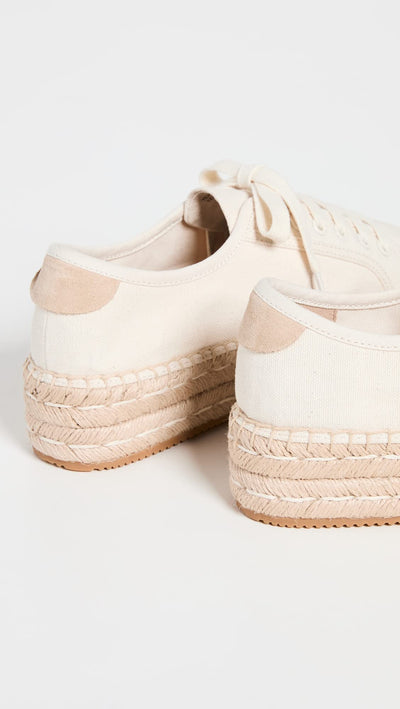 Tory Burch Women's Seaside Oxford Espadrilles, Vintage Cream, Off White, 9 Medium US