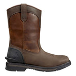 Carhartt Men's Montana 11" Waterproof Steel Square Toe Wellington 7 Wide Dark Chocolate/Red Brown
