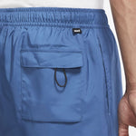 Nike mens Sportswear Sport Essentials Woven Lined Flow Shorts, Dark Marina Blue/White, Small