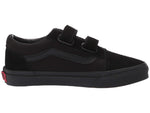 Vans Old Skool V Junior/Big Kids Shoes Sneakers Boys/Girls (Black/Black, 6.5, Numeric_6_Point_5)