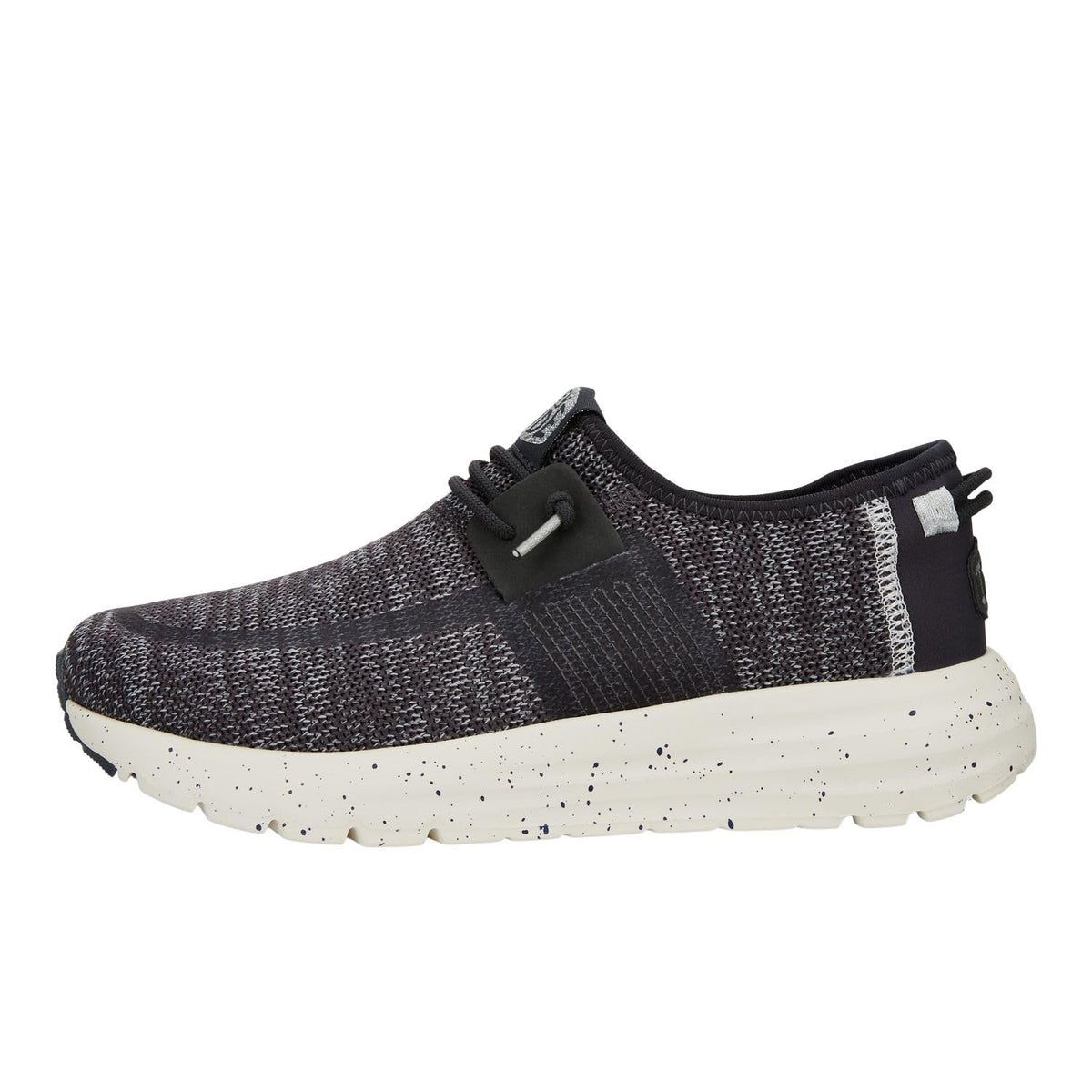 HEYDUDE Women's Sirocco W Speckle Charcoal Size 5 | Women's Shoes | Women Slip-on Sneakers | Comfortable & Light-Weight