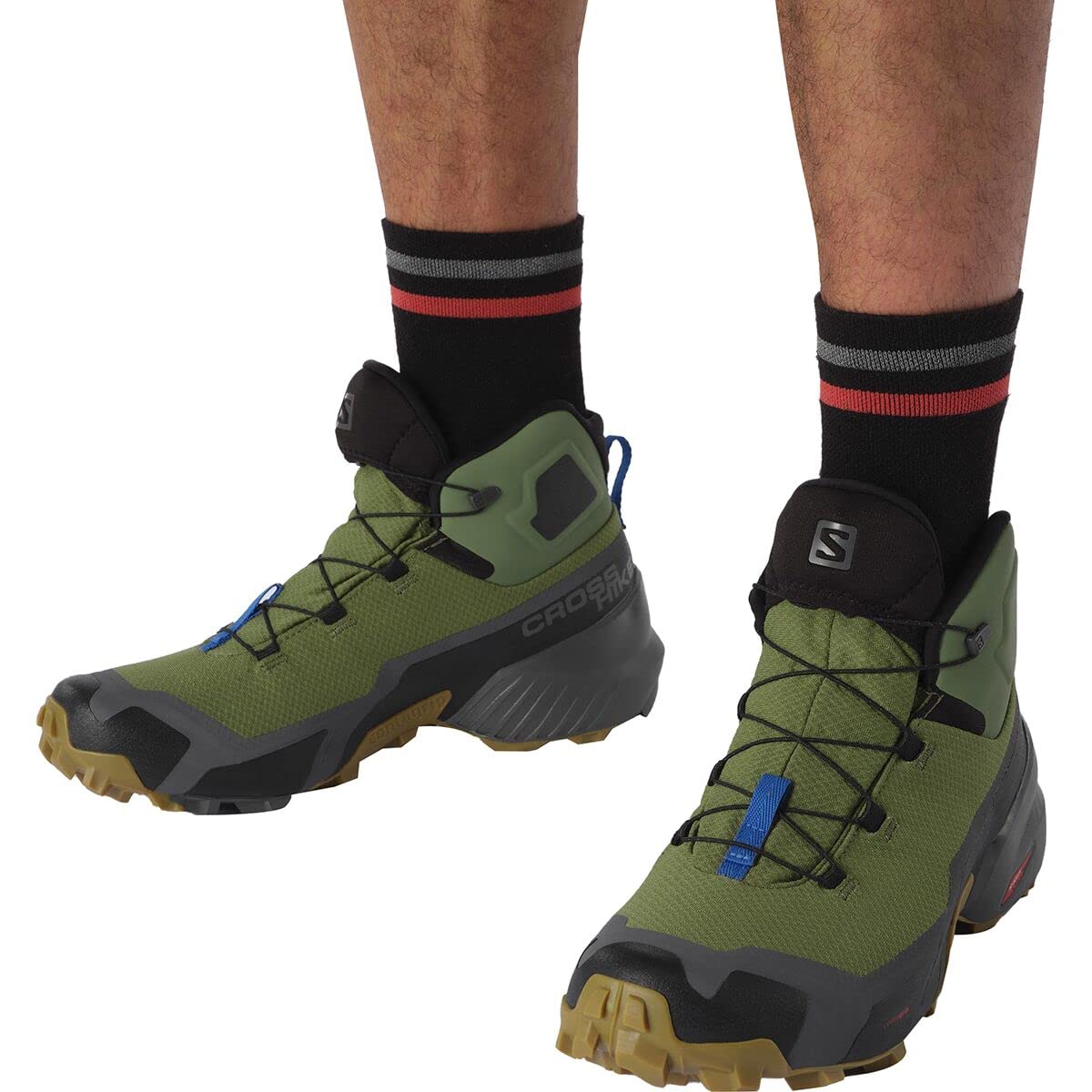 Salomon Cross Hike Mid GTX® Olivine/Magnet/Gum 7.5 D (M)