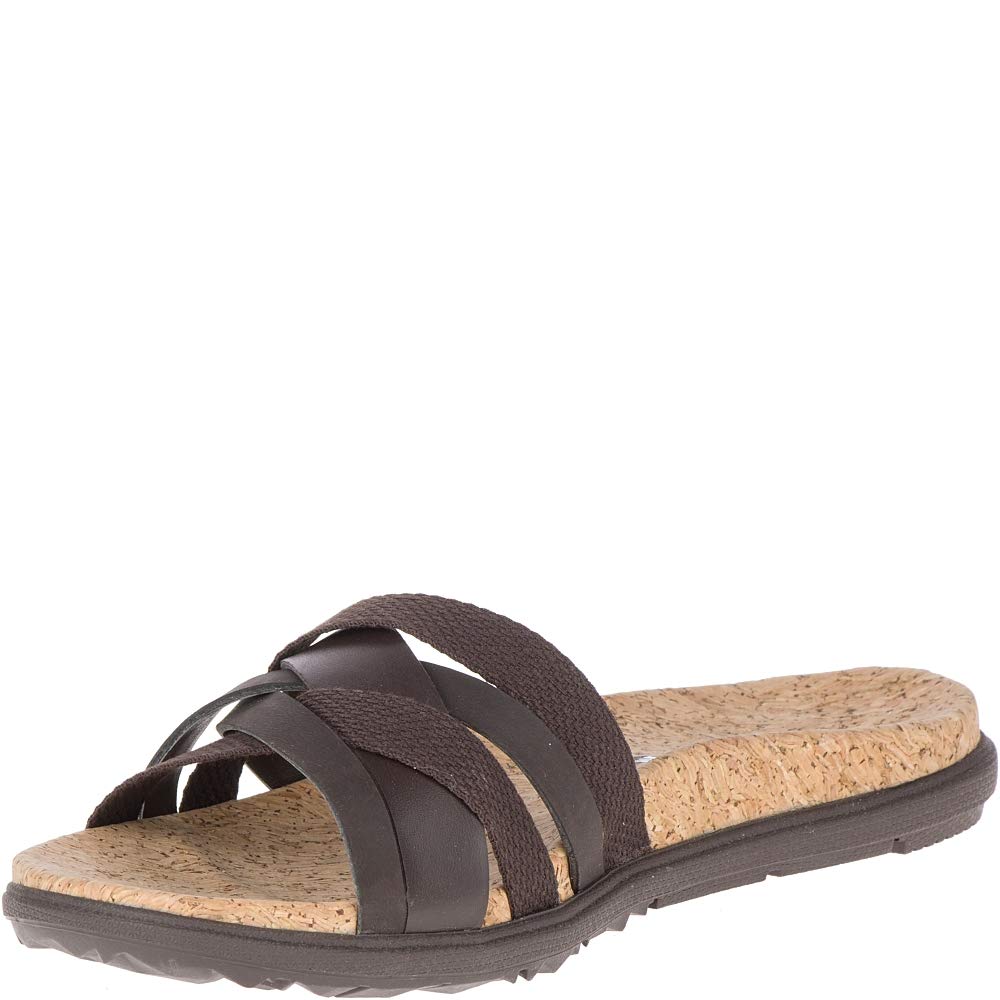 Merrell Women's Around Town Arin Slide Sandal 8 Espresso