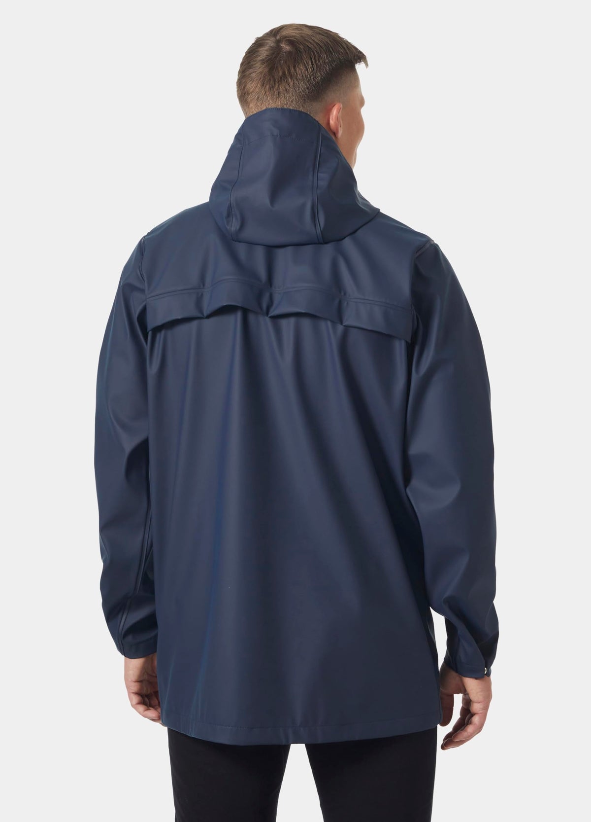 Helly Hansen Men's Moss Rain Coat, Navy, Medium