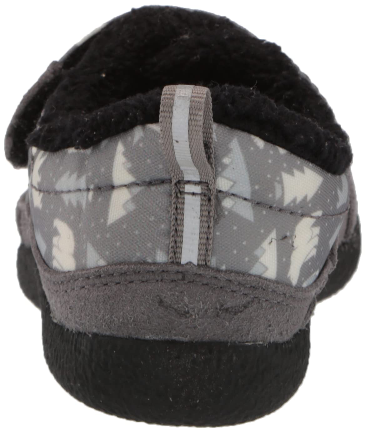 KEEN Unisex-Child Howser Low Wrap Casual Comfy Durable Slippers Big Kid (8-12 Years) 6 Big Kid Steel Grey/Star White