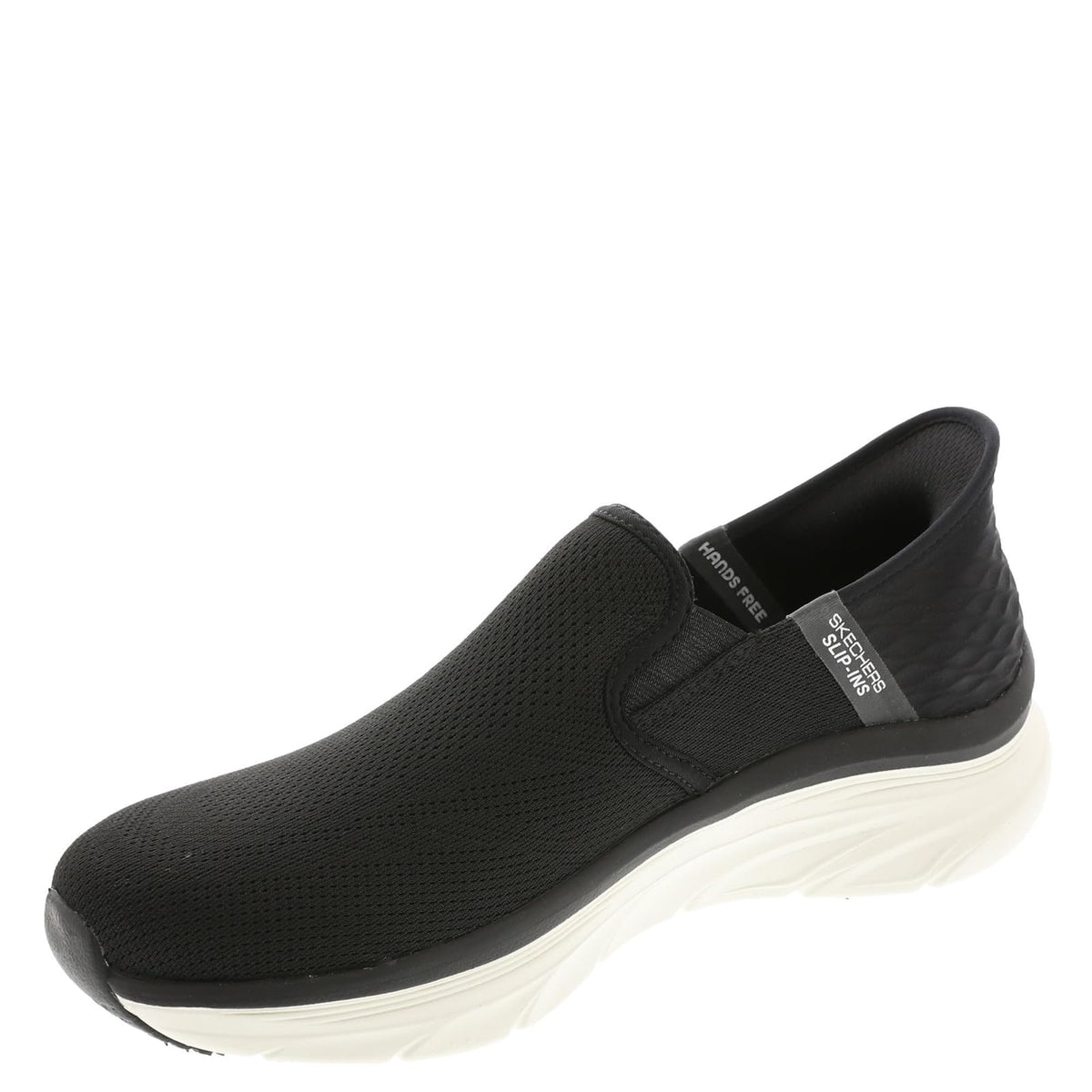Skechers D'Lux Walker Orford Hands Free Slip-Ins Black 7.5 4E - Extra Wide