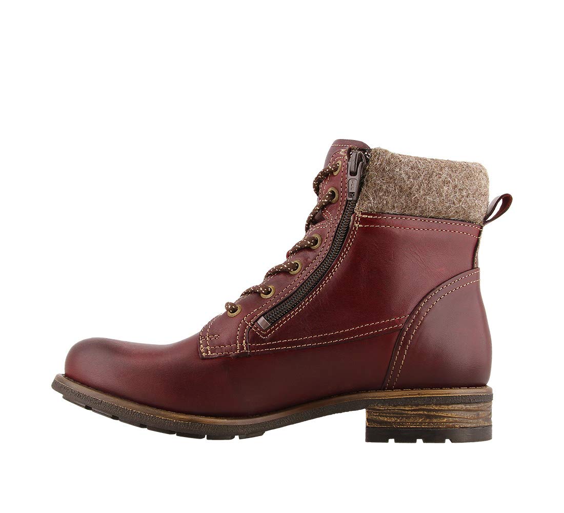 Taos Footwear Women's Cutie Deep Red Boot 11-11.5 M US