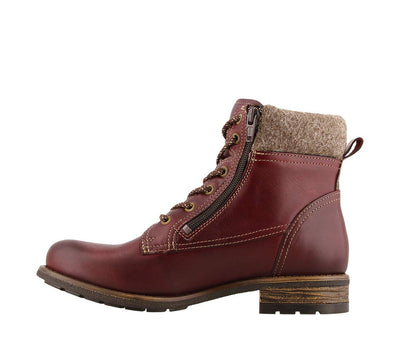 Taos Footwear Women's Cutie Deep Red Boot 11-11.5 M US