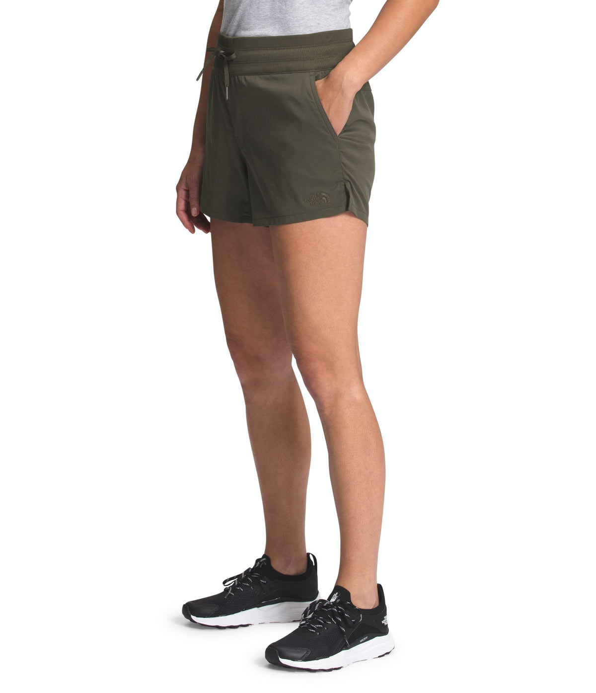 THE NORTH FACE Women's Aphrodite Motion Short, New Taupe Green, X-Large Regular