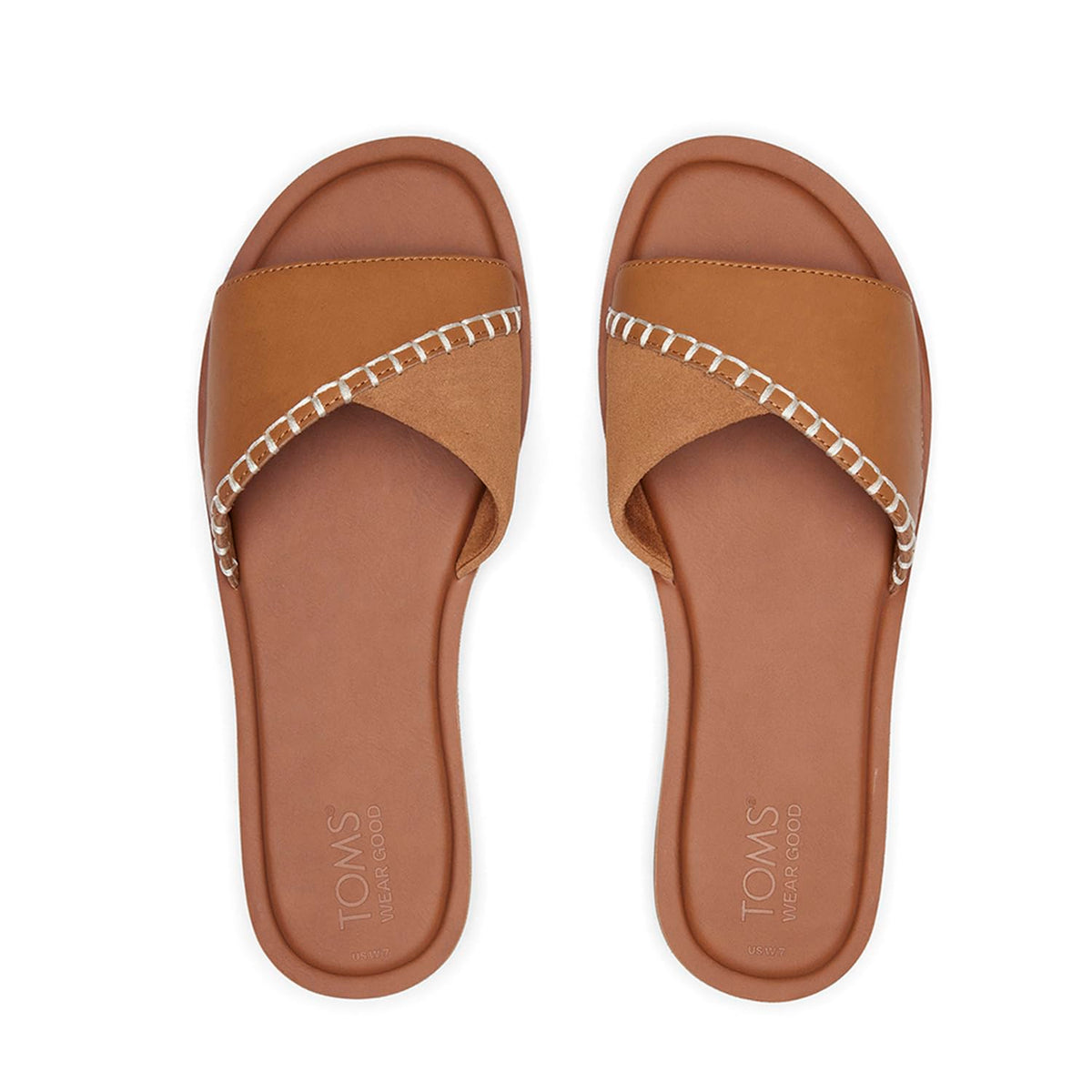 Toms Women's 10020819-T Flat Sandals, Tan, 39 EU