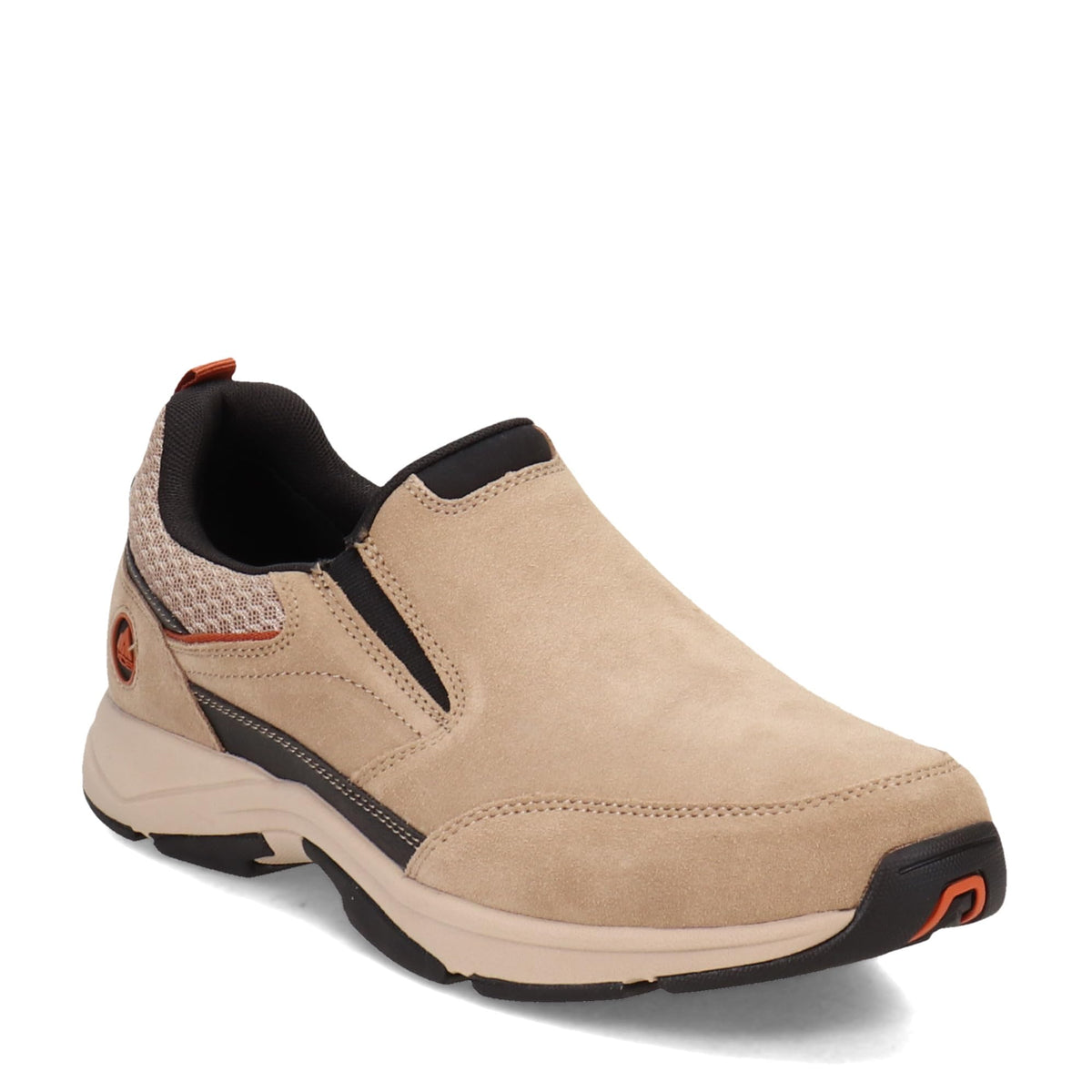 Rockport Men's Chranson Slip On Sneaker, Taupe Suede, 10 Wide