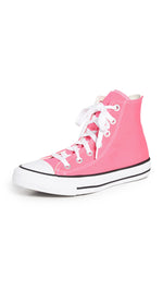 Converse Women's Chuck Taylor All Star High Top Sneakers, Hyper Pink, 8 Medium US