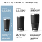 YETI Rambler 10 oz Tumbler, Stainless Steel, Vacuum Insulated with MagSlider Lid, Seafoam