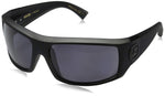 VonZipper Mens Clutch Everyday Sunglasses - Black Satin/Polar Vintage Grey