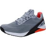Reebok mens Nano X1 Cross Trainer, Cold Grey/Core Black/Orange Flare, 8 US