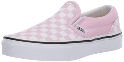 Vans Girl's Stockings, Purple and Snow White Checkerboard Design, 1 UK Narrow