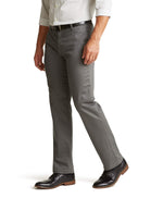 Dockers Men's Straight Fit Signature Lux Cotton Stretch Khaki Pant, Magnet, 36W x 34L
